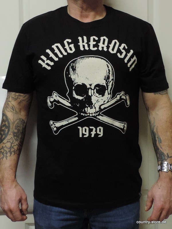 King Kerosin T-Shirt »Totenkopf«-