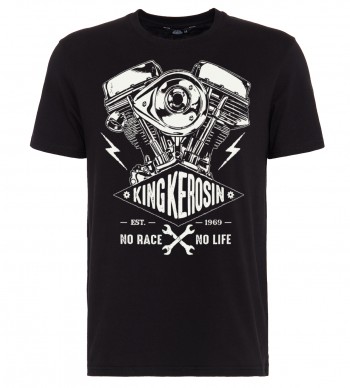 T-Shirt King Kerosin-No Race No Life